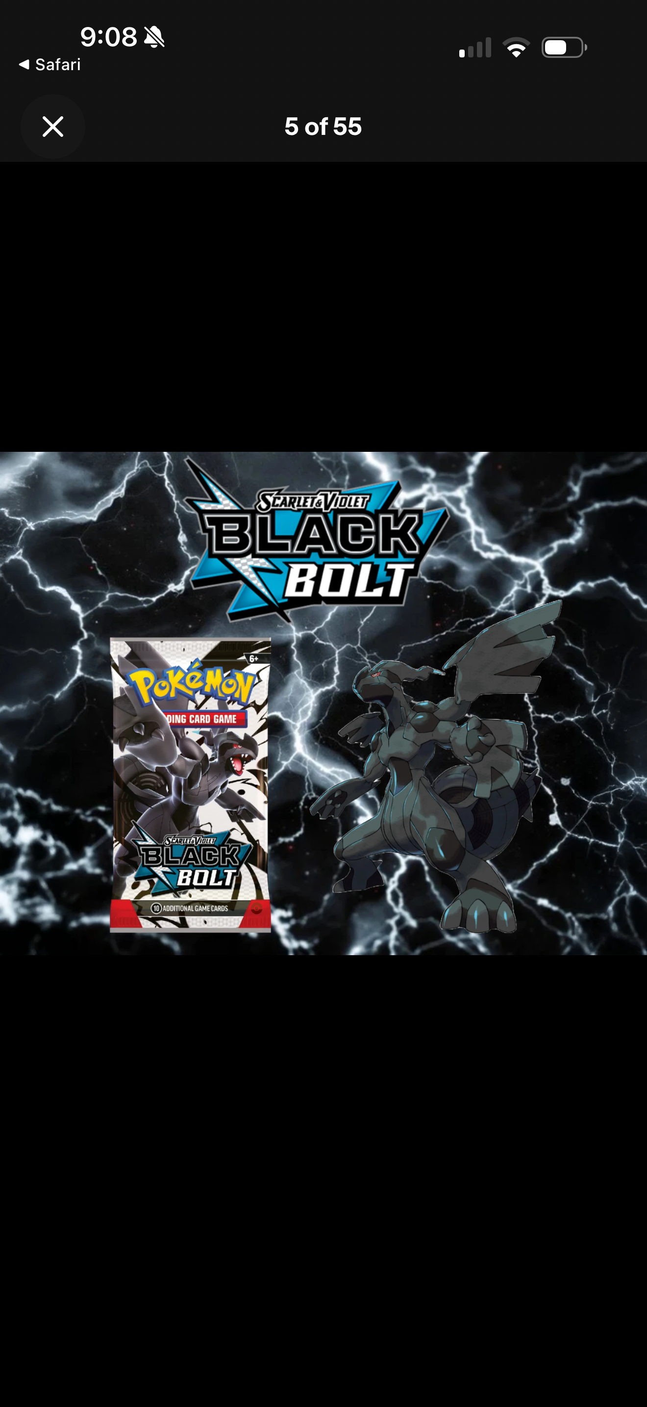 Pokemon Black Bolt Booster Pack