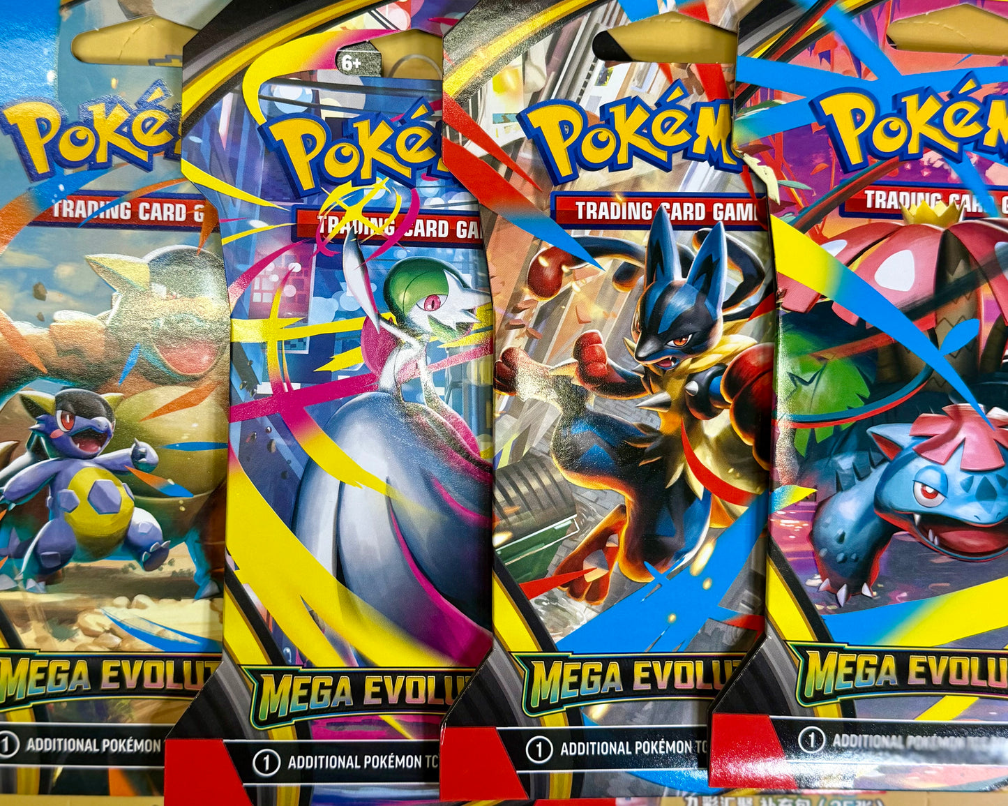 Pokemon Mega Sleeved Packs