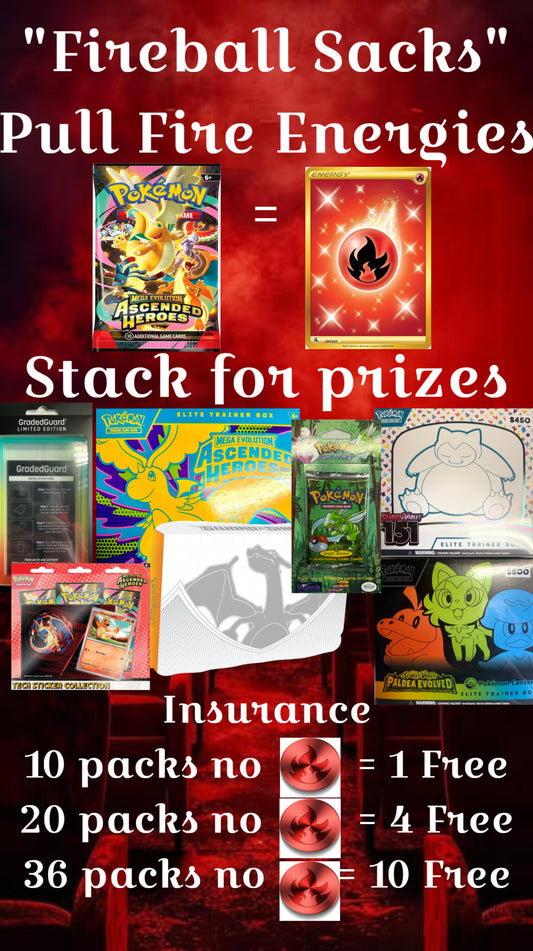 Fireball Sack (1 booster pack Ascended Heroes or Prismatic)